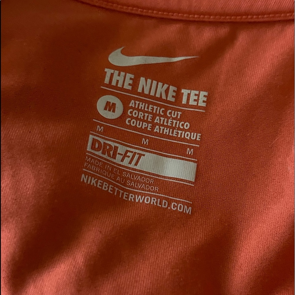 Nike Dri-Fit V-Neck Athletic Workout Running Yoga Active Short Sleeve Tee - Picture 9 of 11